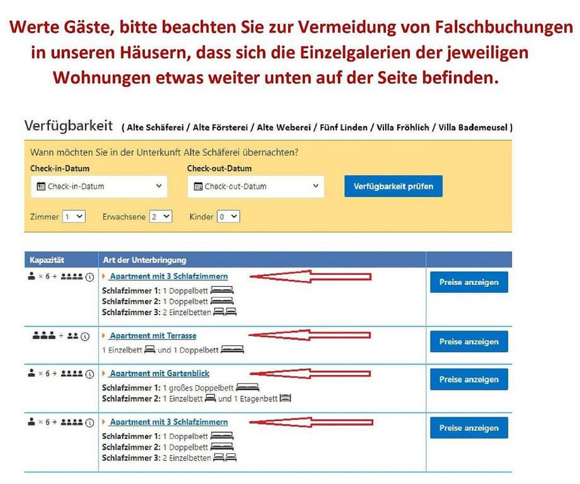 Alte Weberei Appartement Straupitz